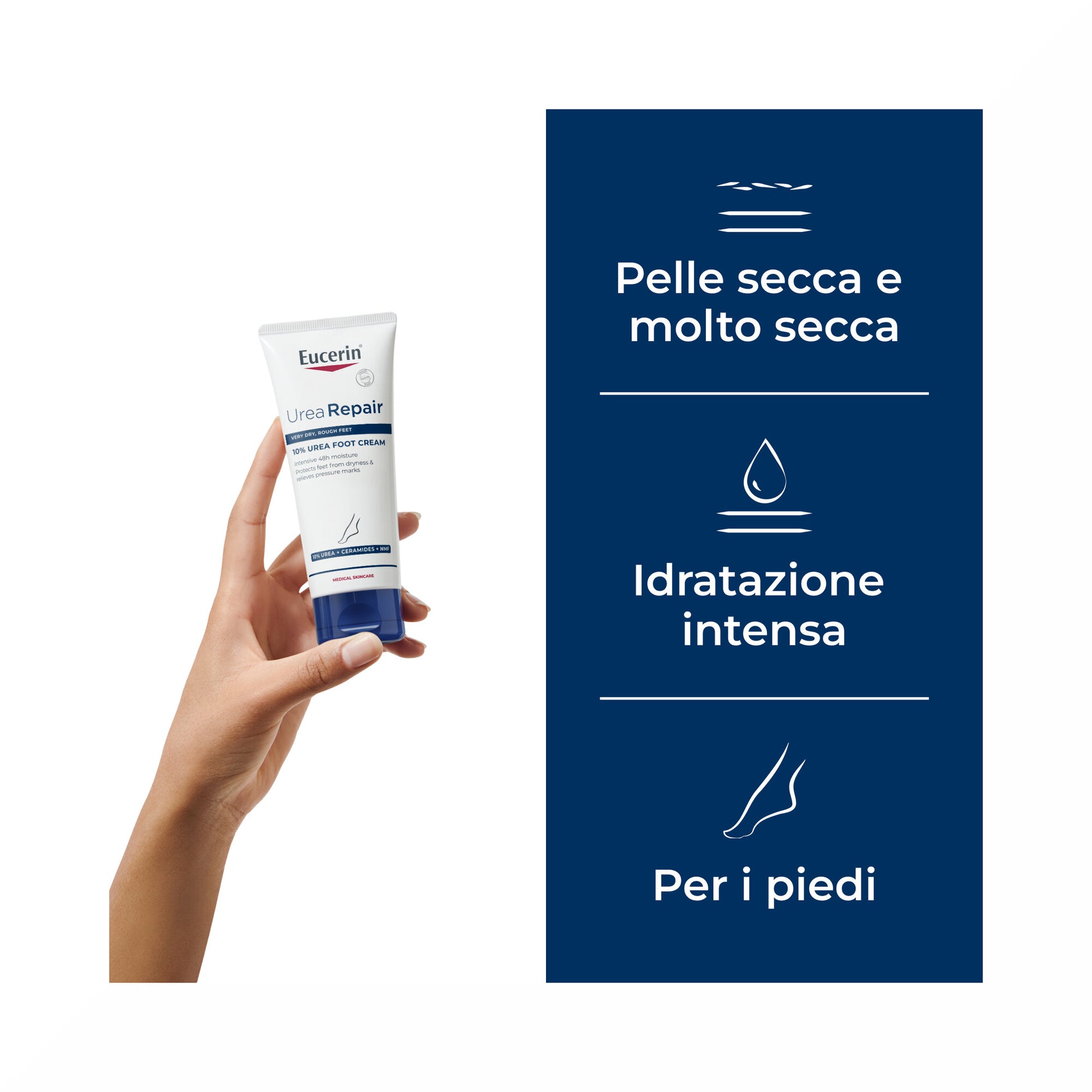 Eucerin UreaRepair Crema Piedi Rigenerante 10% Urea 100ml-3