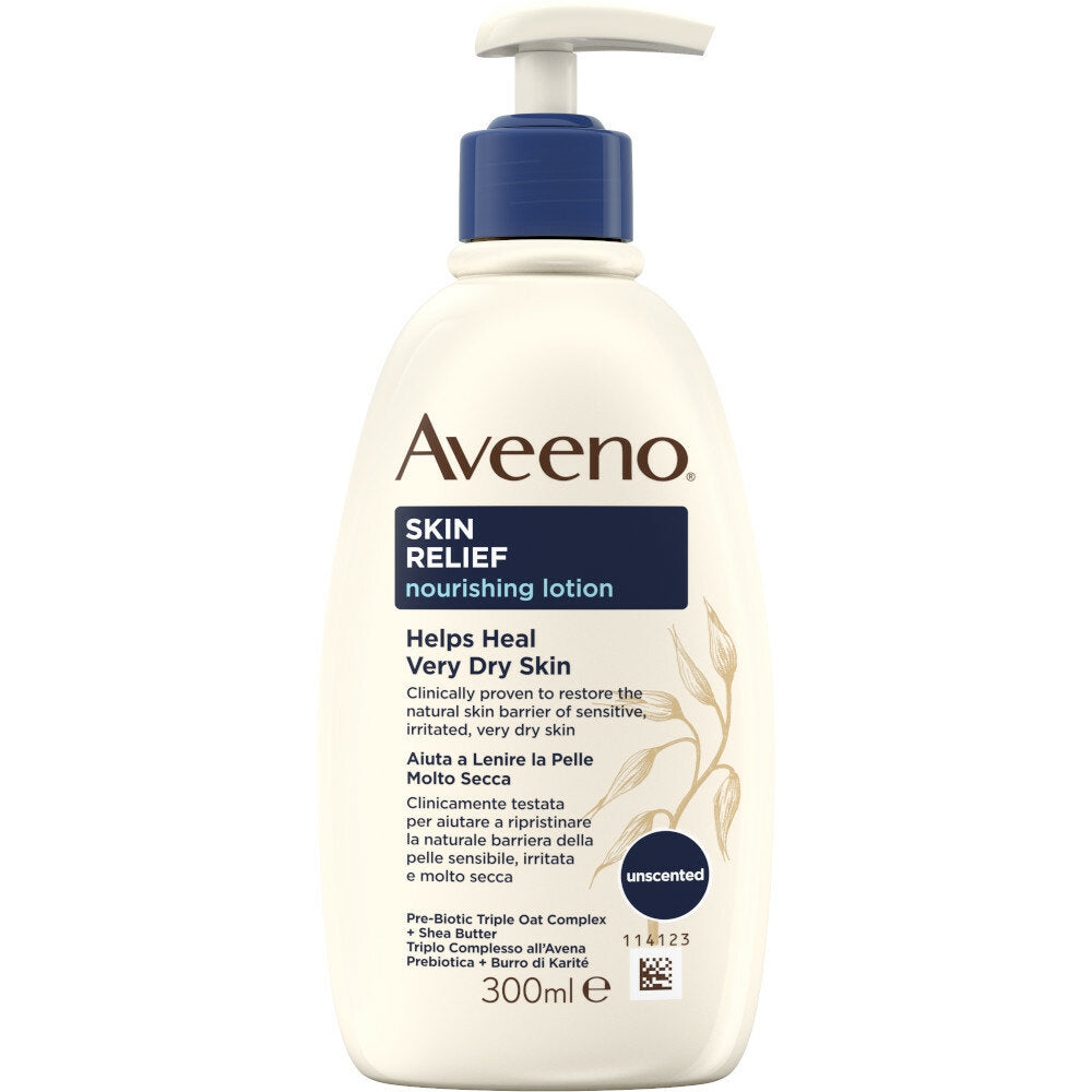Aveeno Skin Relief Lotion crema lenitiva per pelli secche 300ml-8