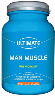 Ultimate Man Muscle Pre Workout 400g Gusto Arancia-1