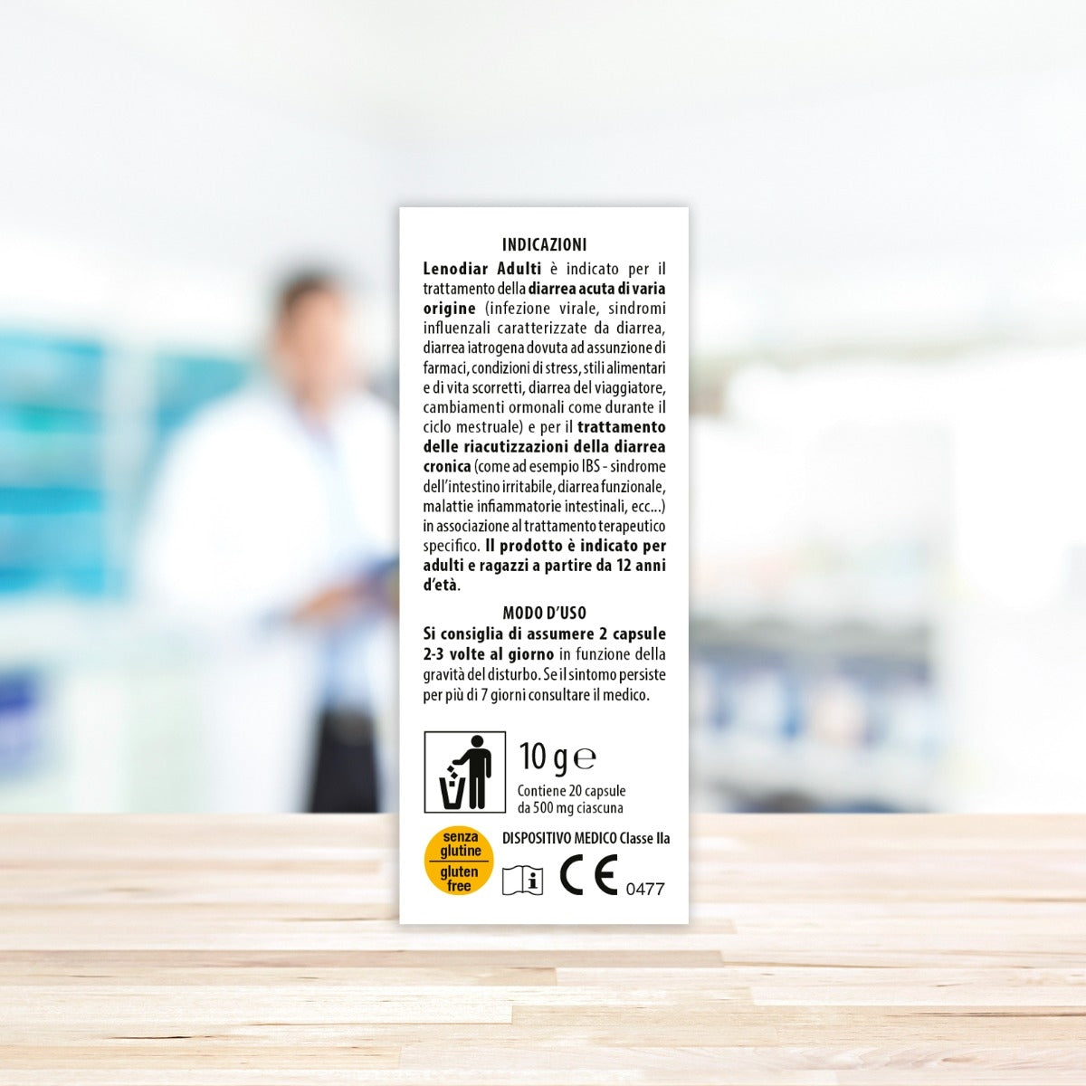 Aboca Lenodiar Adulti Sollievo Intestinale 20 Capsule 500mg-7
