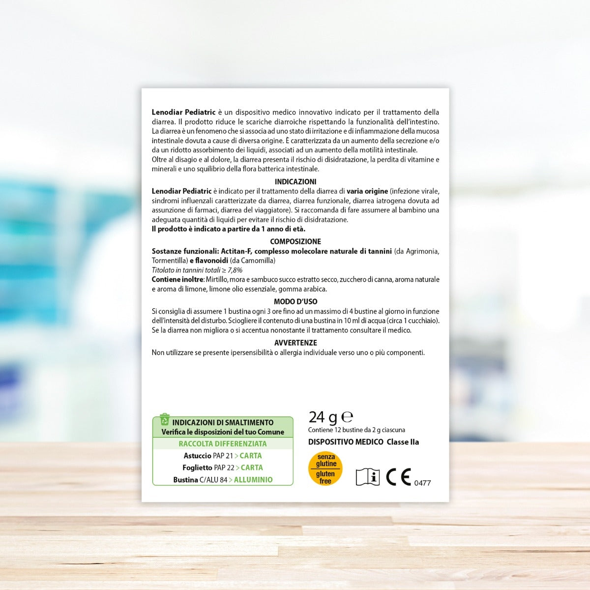 Aboca LenoDiar Pediatric 12 Bustine 2g-7