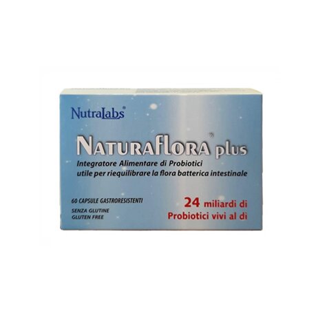 Naturaflora Plus integratore alimentare per la flora intestinale 60 capsule-2