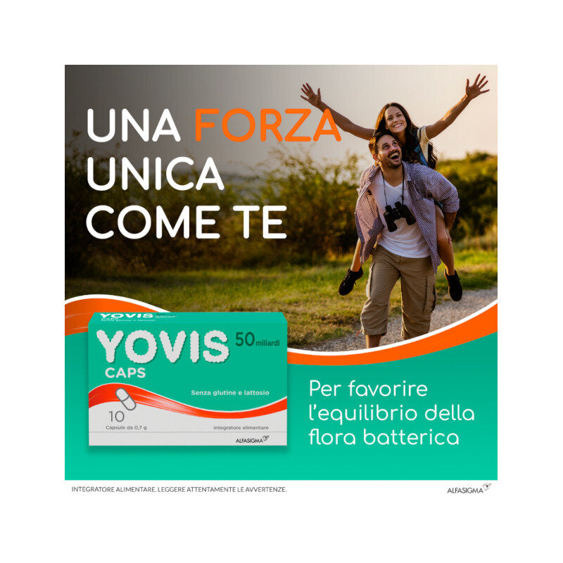 Yovis Caps miliardi di fermenti per favorire l’equilibrio della flora batterica intestinale alterata-7