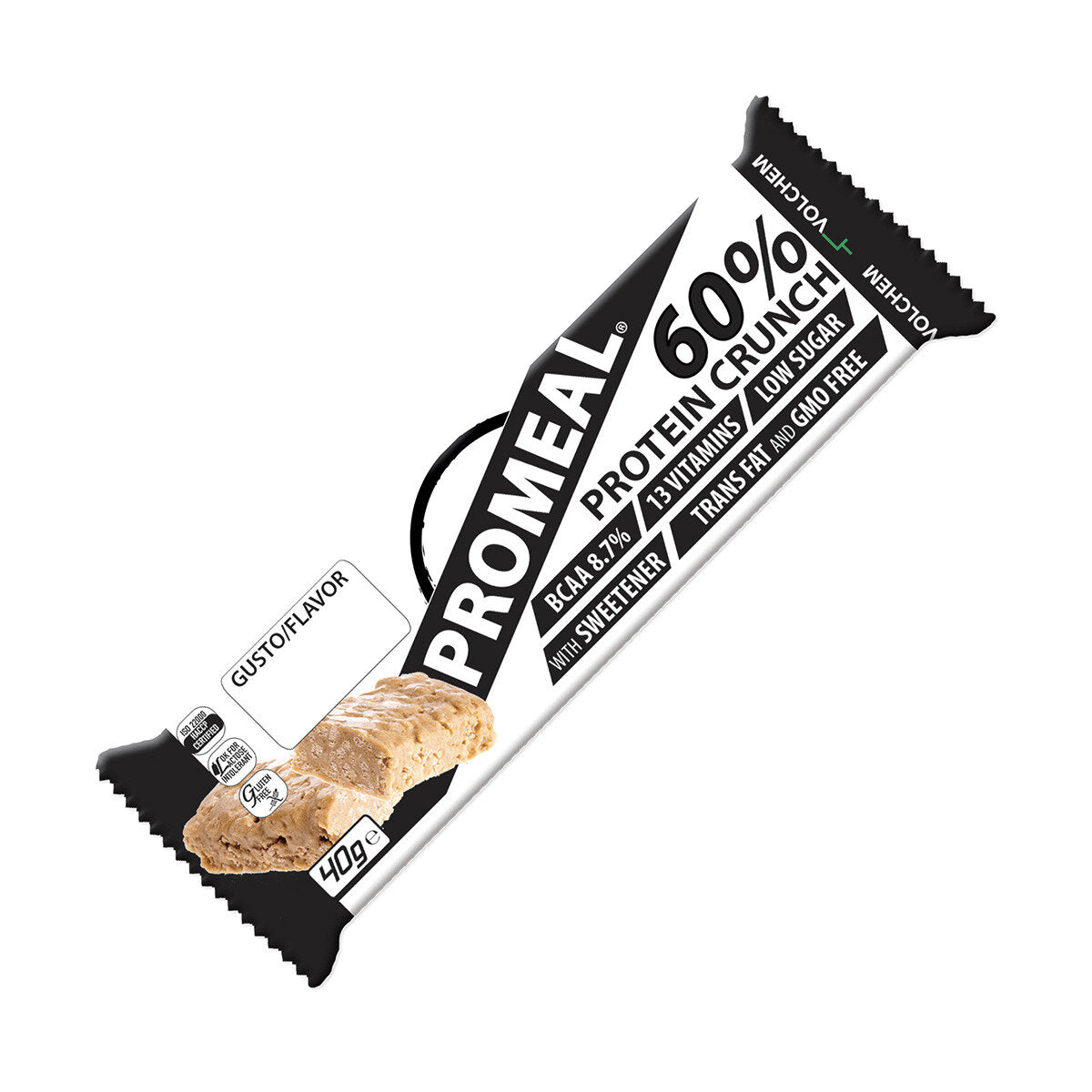 Promeal Protein Crunch 60% Barretta Proteica Gusto Cacao 40g-1