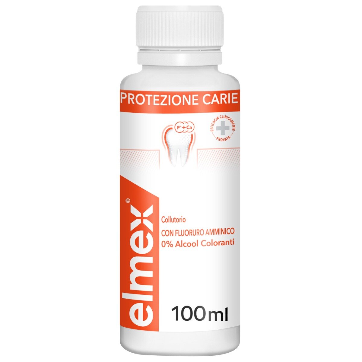 Elmex Collutorio Protezione Carie con fluoruro amminico remineralizza e protegge dalla carie 100ml-2