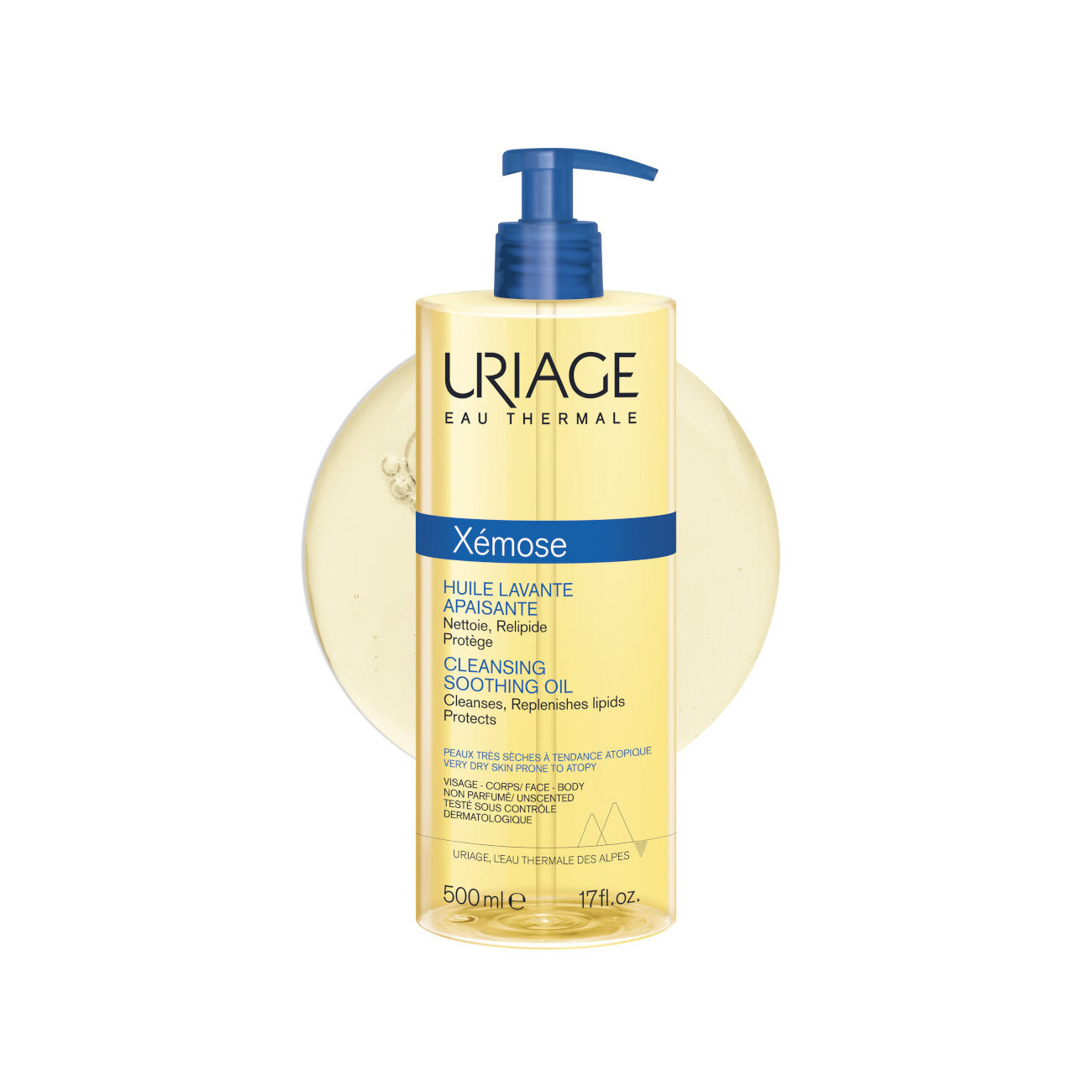Uriage Xemose Olio Detergente Lenitivo  500ml-9
