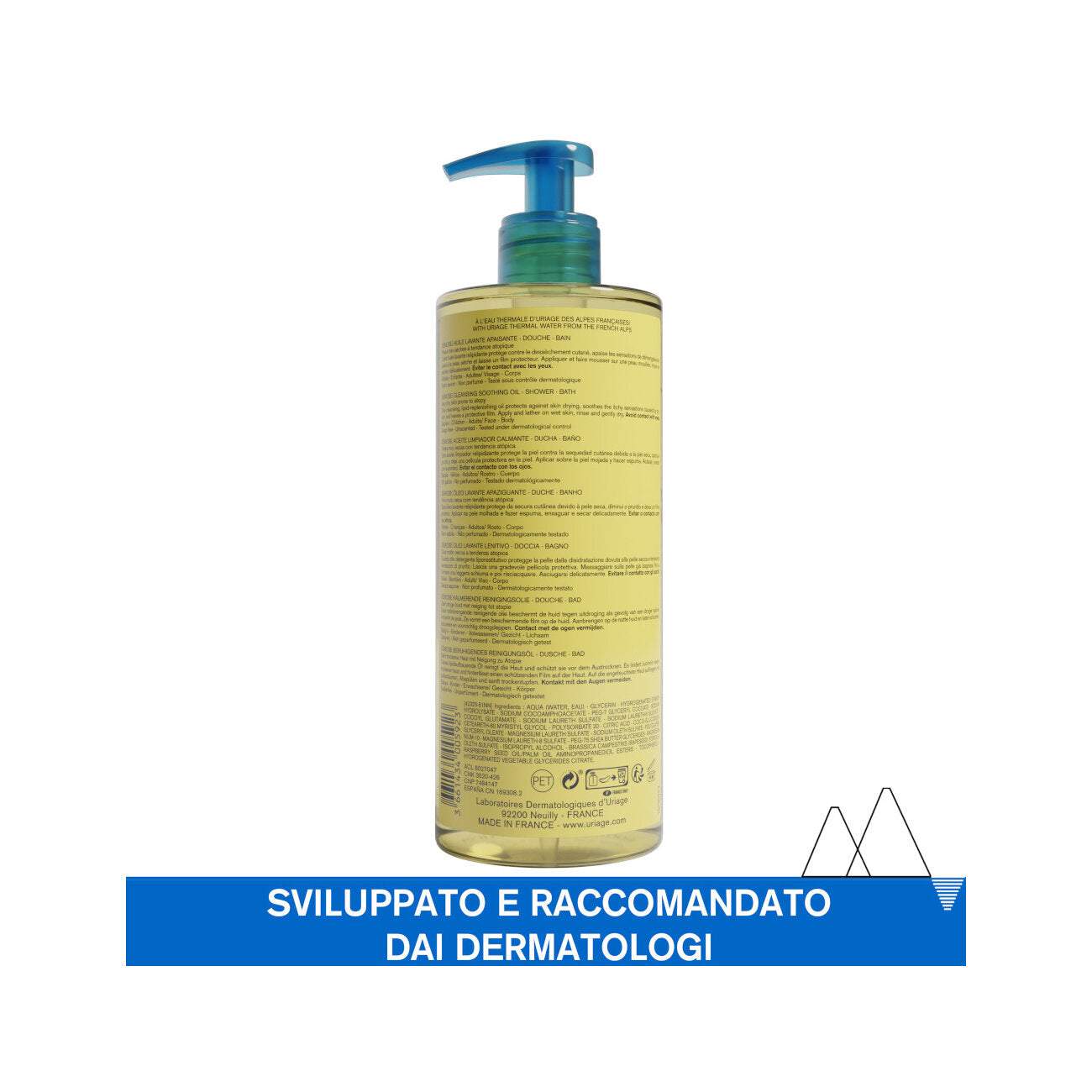 Uriage Xemose Olio Detergente Lenitivo  500ml-3