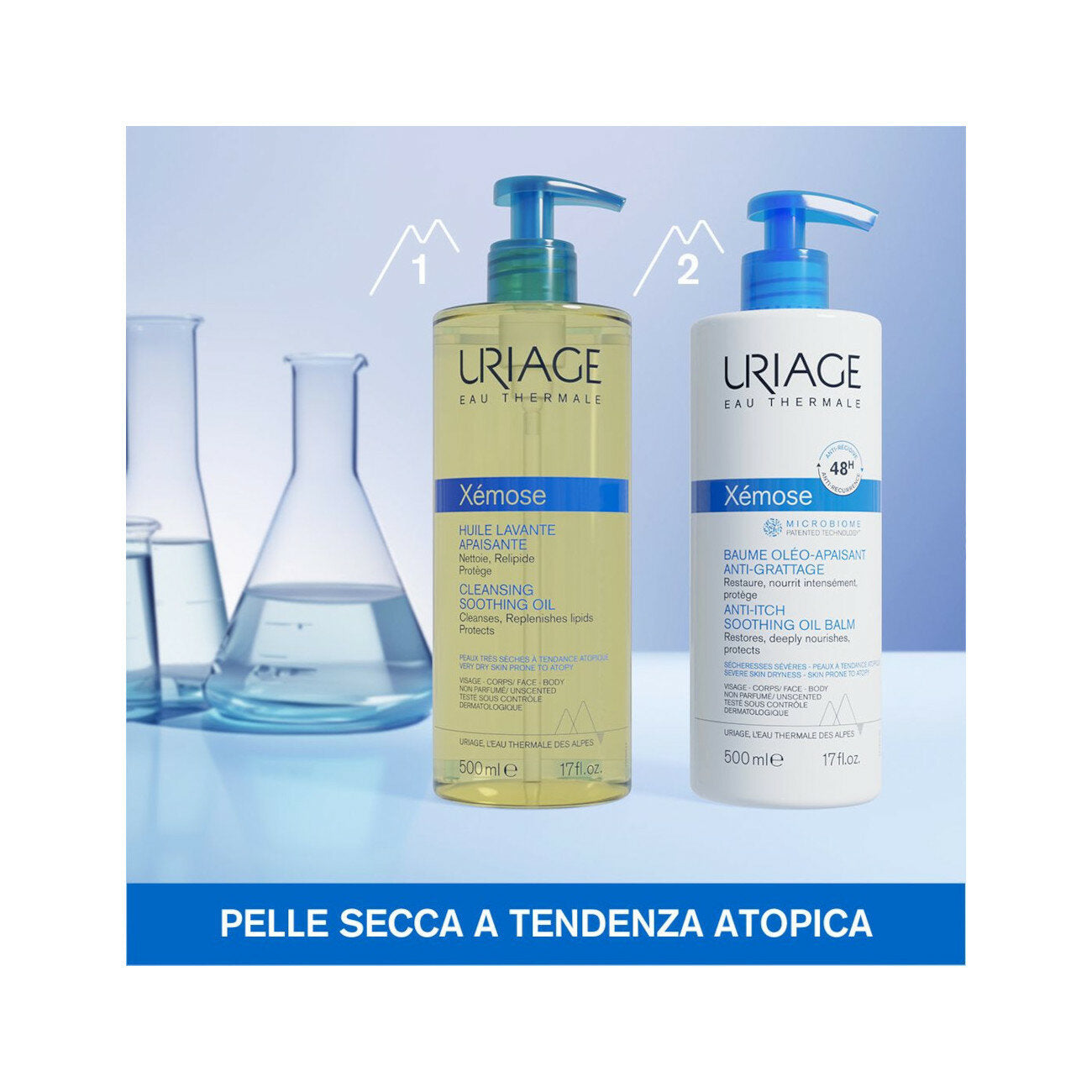 Uriage Xemose Olio Detergente Lenitivo  500ml-8