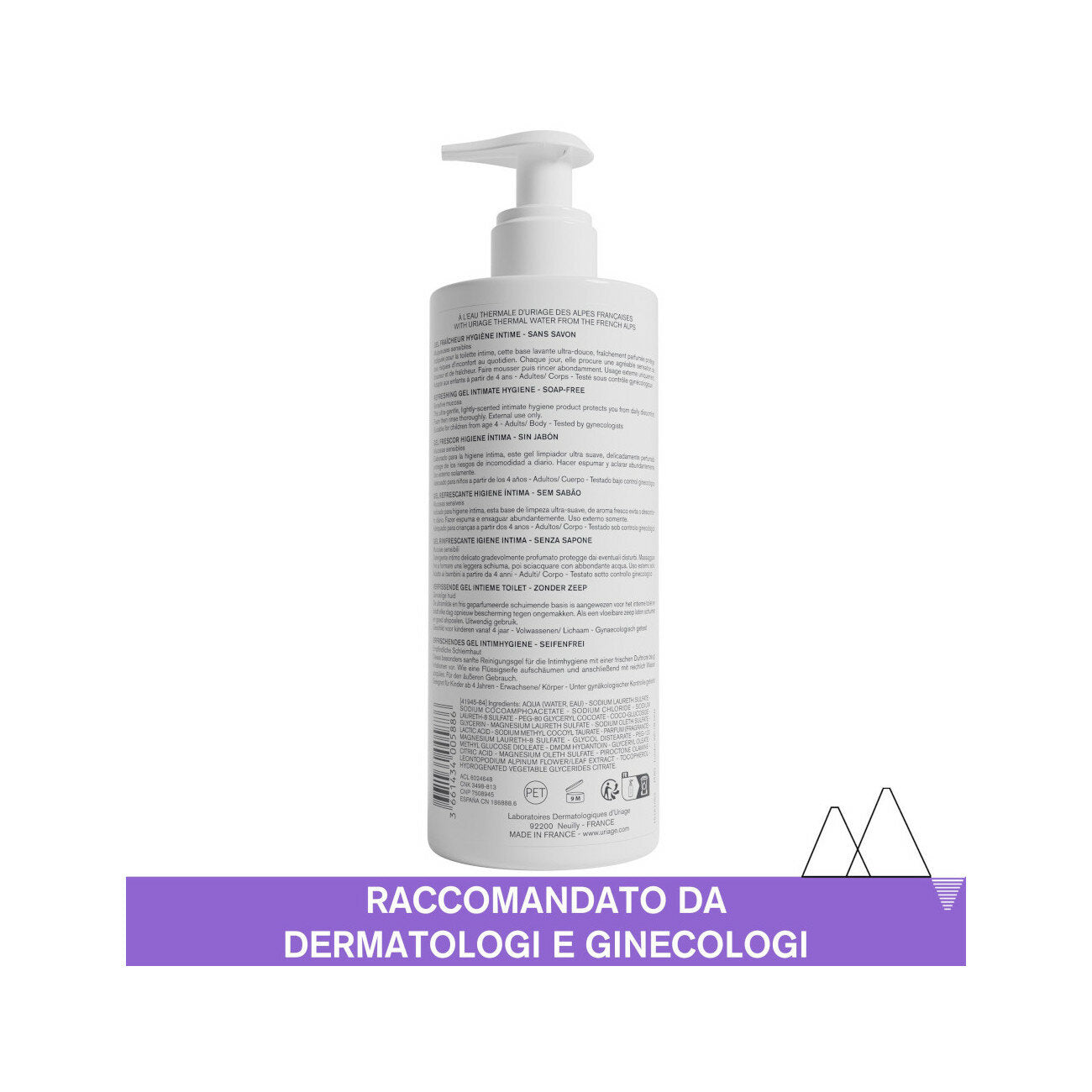 Uriage Gyn Phy Detergente Intimo Rinfrescante 500ml-4