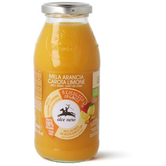 Alce Nero Succo 100% Mela Arancia Carota Limone 500ml-2