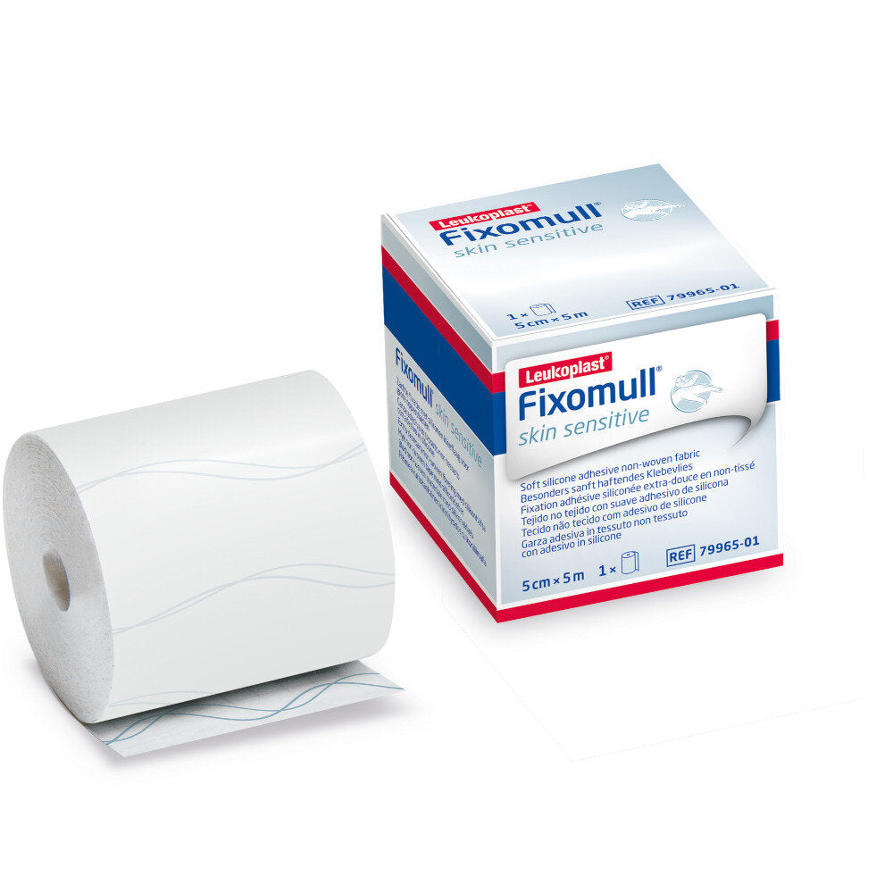 Leukoplast Fixomull Skin Sensitive garza adesiva in tessuto non tessuto 5cm x 5m-2