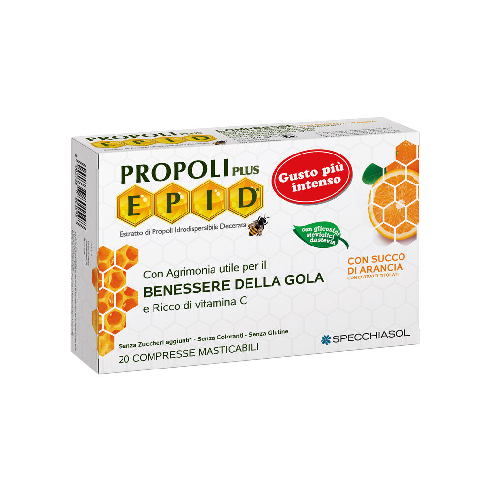 Specchiasol E.P.I.D. Propoli Plus gusto Arancia 20 compresse-2