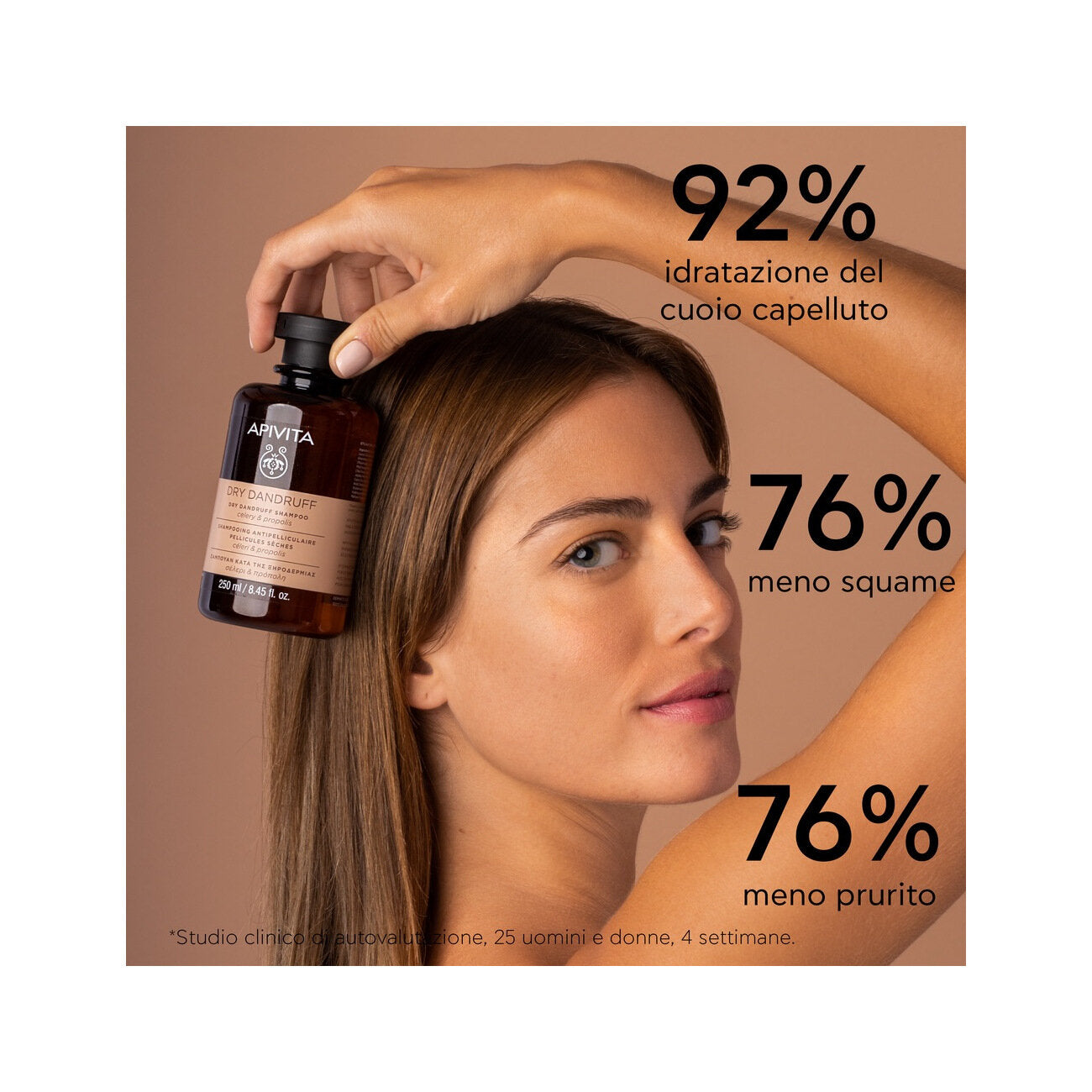 Apivita Dry Dandruff Shampoo Celery & Propolis shampoo forfora secca 250ml-5