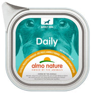 Almo Nature Daily Pollo Prosciutto e Formaggio alimento umido per cani adulti 100g-2