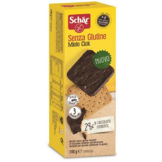 Schar Biscotti Miele Ciok senza glutine 190g-2