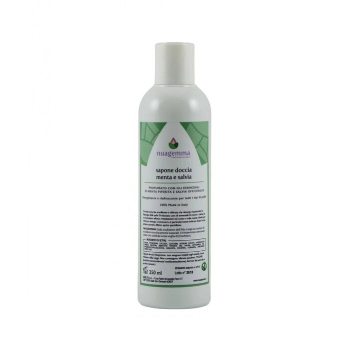Nuagemma Sapone doccia Menta e Salvia 250ml-2
