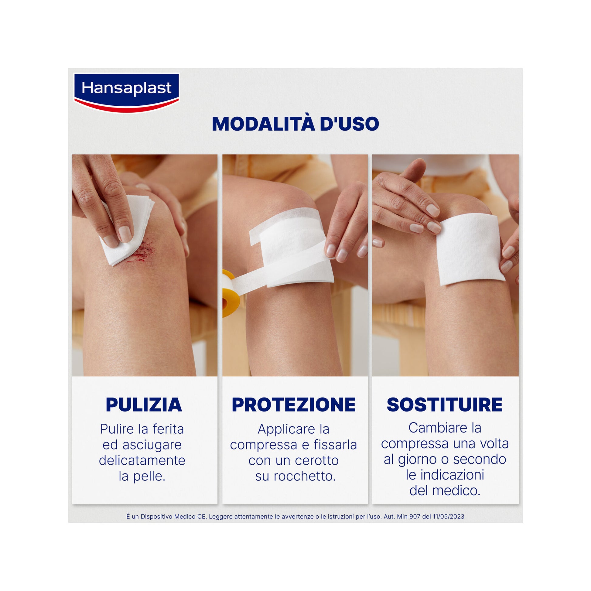 Hansaplast Soft Cerotto Rocchetto Rotolo Morbido Per il Fissaggio Di Bende 5mx2,5cm-4