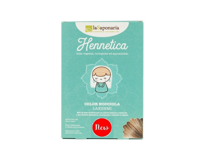 La Saponaria Tinta Vegetale Nocciola Lakshmi 100g-3