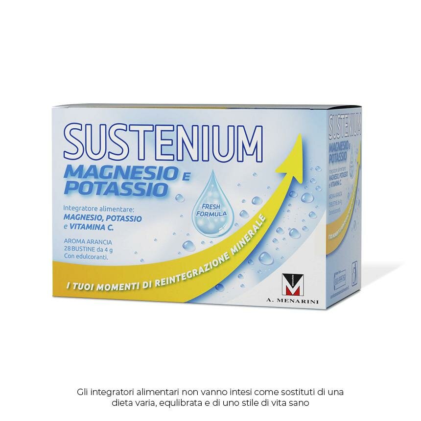 Sustenium Magnesio e Potassio Gusto Arancia 28 bustine-14