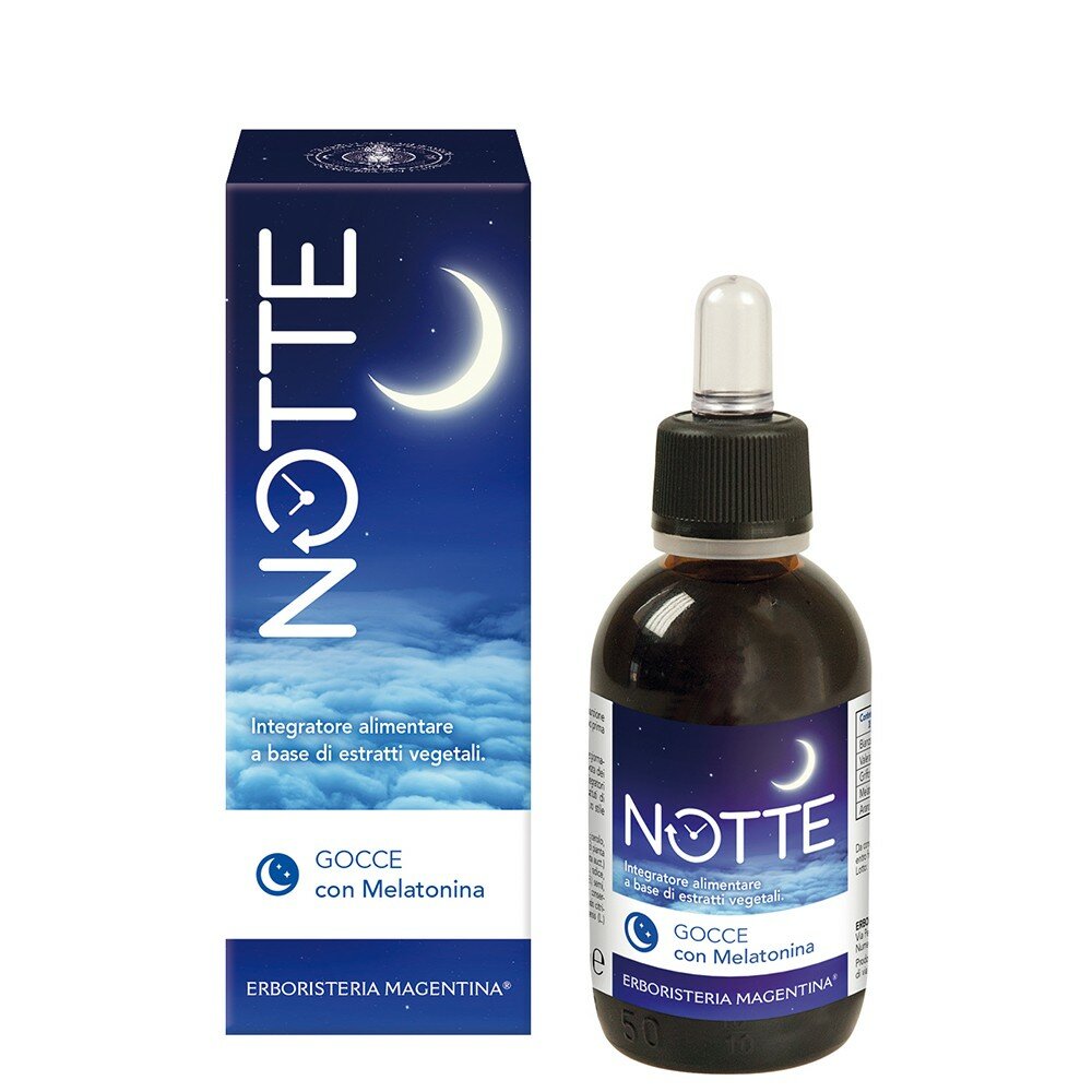 Gocce Notte Con Melatonina Benessere Mentale 50ml-2