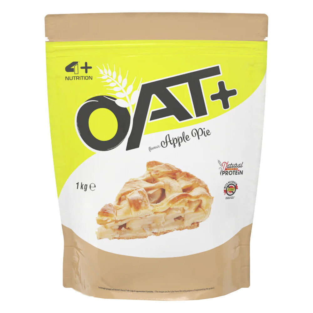 4+ Nutrition Oat+ Farina d'Avena Gusto Torta Di Mele 1kg-1