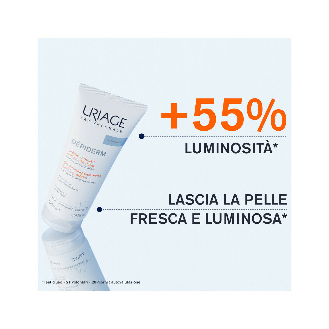 Uriage Depiderm Mousse Detergente 100ml-5
