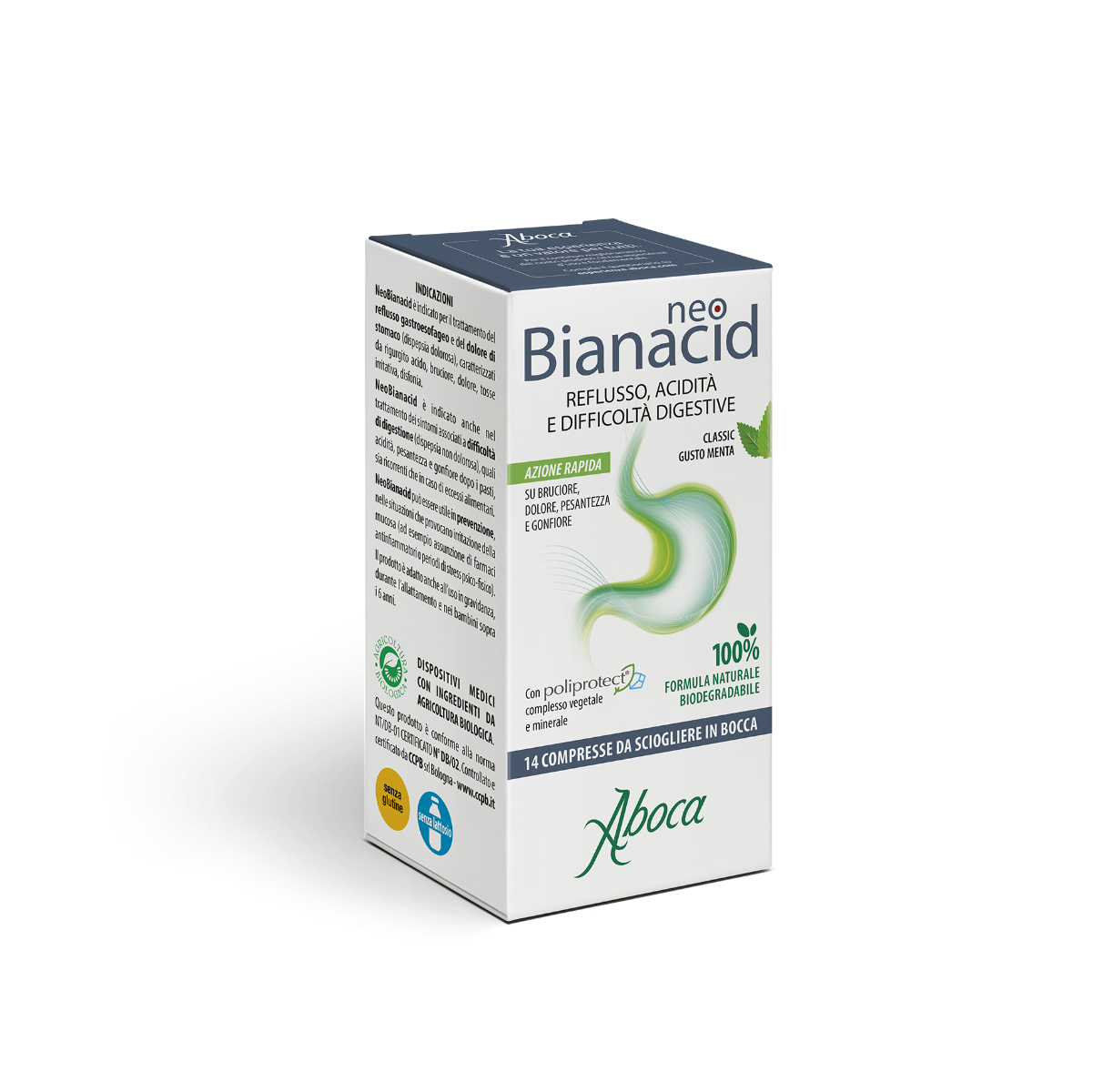 Aboca Neobianacid Benessere Digestivo 14 Compresse Masticabili-2