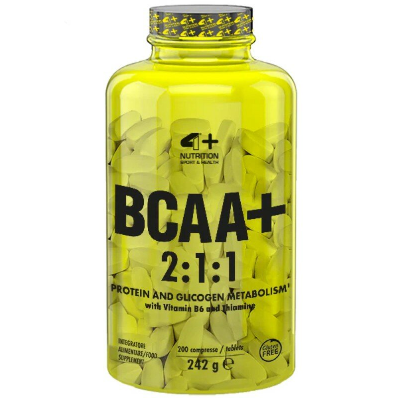 4+ Nutrition BCAA+ 200 Compresse-1