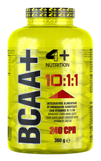 4+ Nutrition Bcaa+ 10:1:1 200 Compresse-1