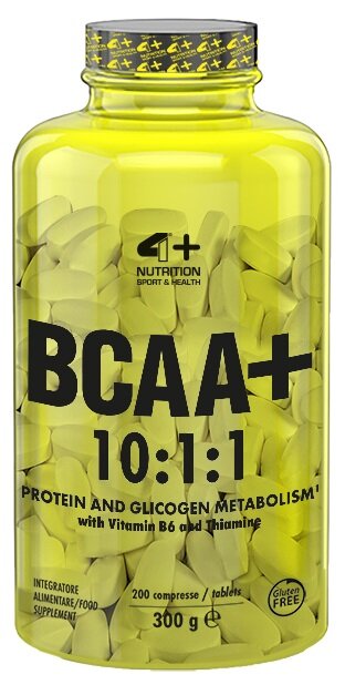 4+ Nutrition Bcaa+ 10:1:1 200 Compresse-2