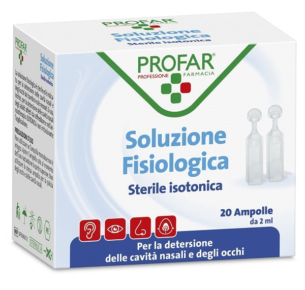 Profar Soluzione Fisiologica Sterile Isotonica 2 ml 20 Ampolle-0