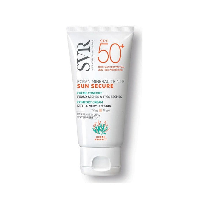 SVR Sun Secure Ecran Mineral Teinté Crema Viso Pelle Secca 50ml-2