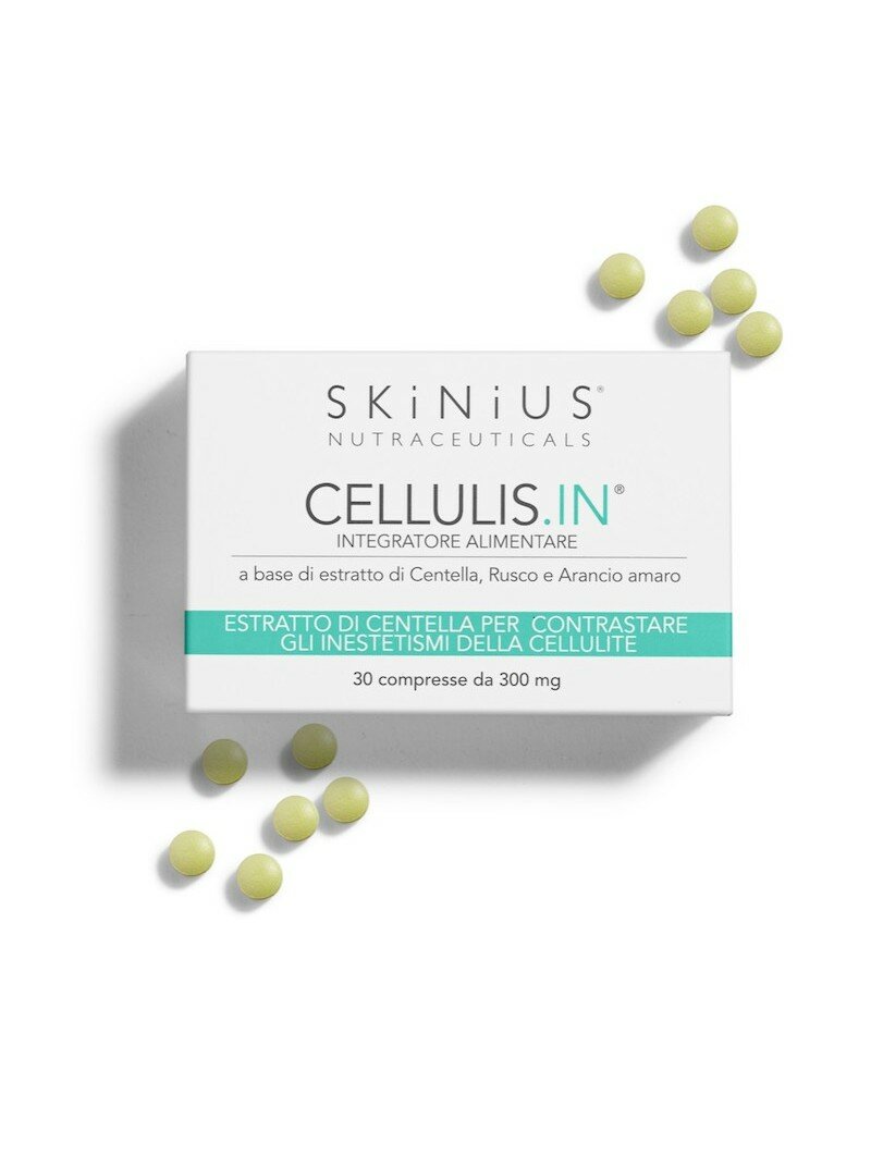 Skinius Cellulis favorisce la normale funzionalità del microcircolo 30 compresse-2