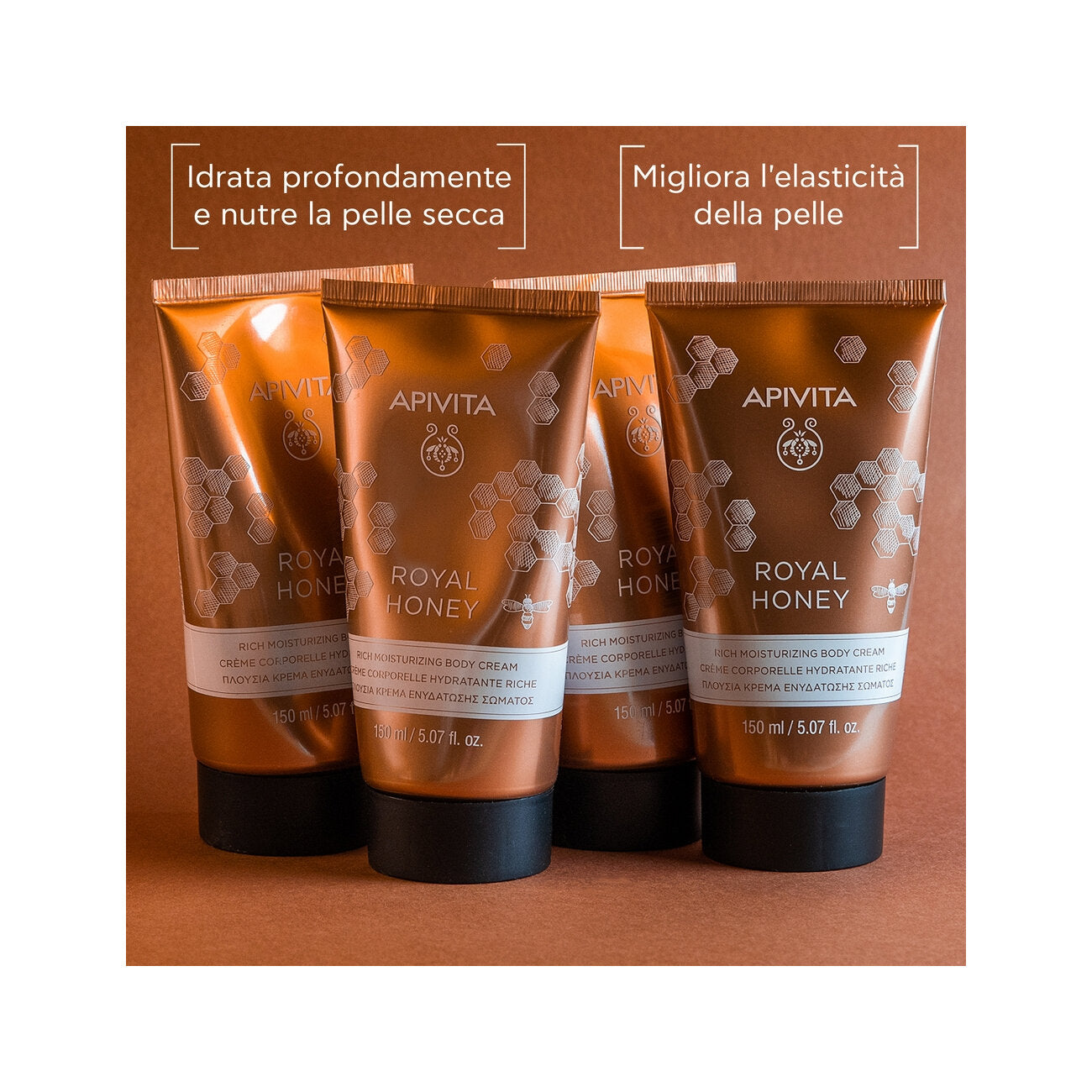 Apivita Royal Honey Crema Corpo Ricca Idratante Miele 150ml-2