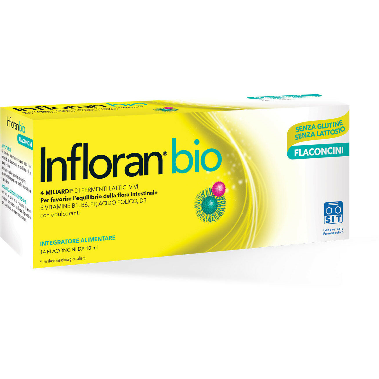 Infloran Bio adulti a base di fermenti lattici 14 flaconcini-2