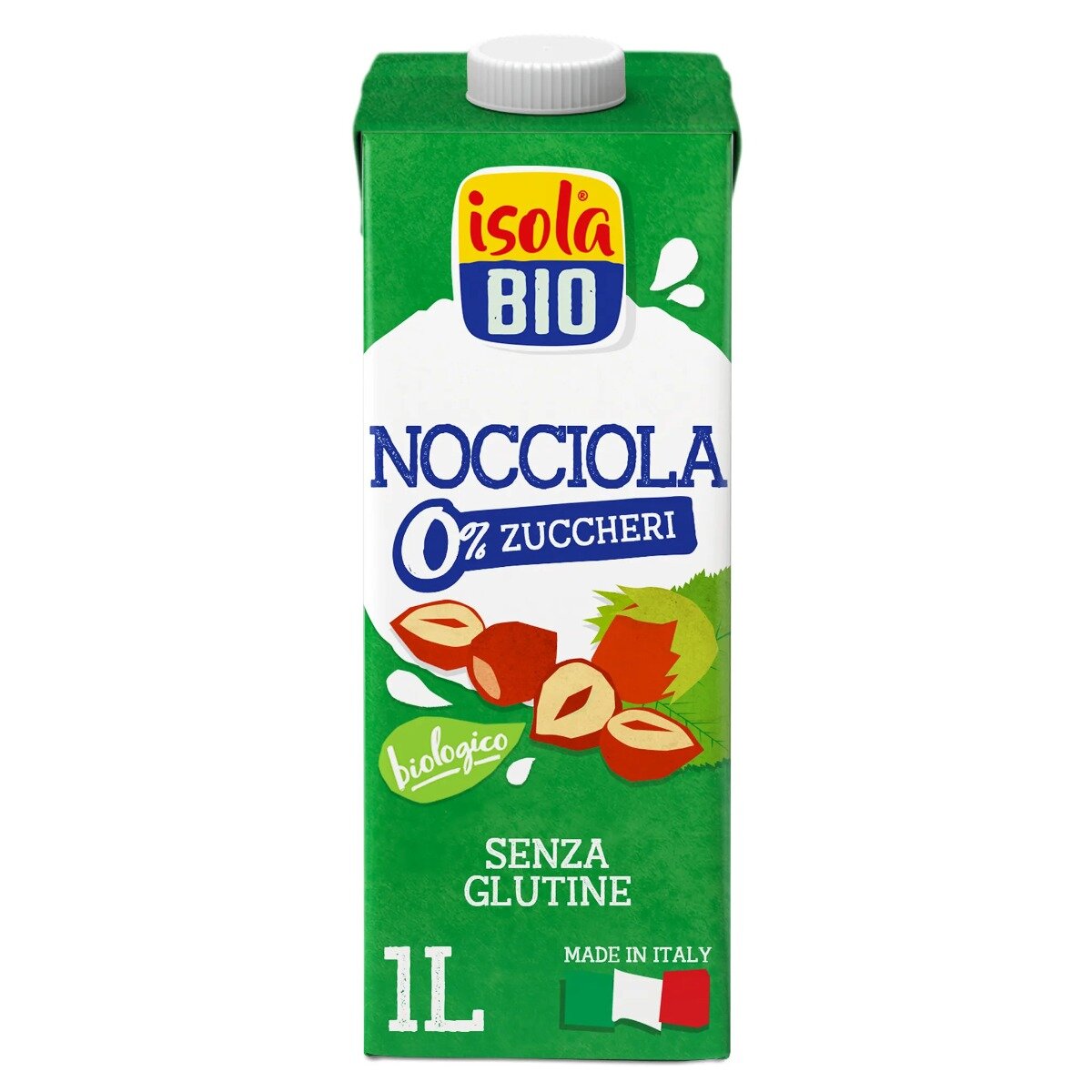 Isola Bio Bevanda alla Nocciola 0% Zuccheri BIO 1L-1