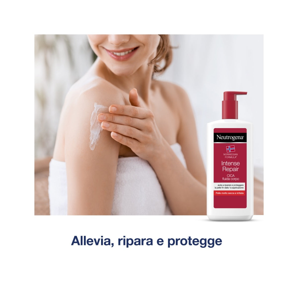 Neutrogena Riparazione Intensa Fluida Corpo CICA per pelle secca e irritata Promo 400ml-4