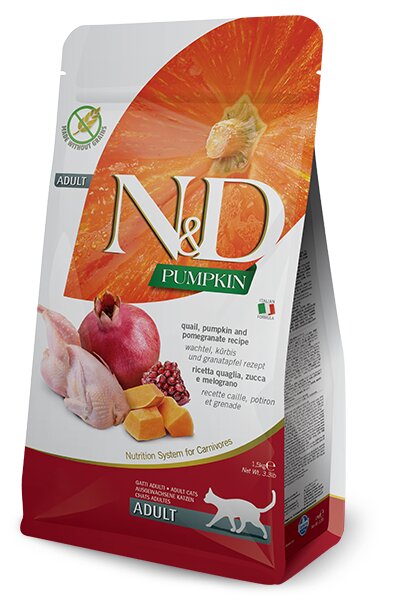 Farmina N&D Pumpkin Quaglia E Zucca Gatti Adulti Sacco 5kg-2