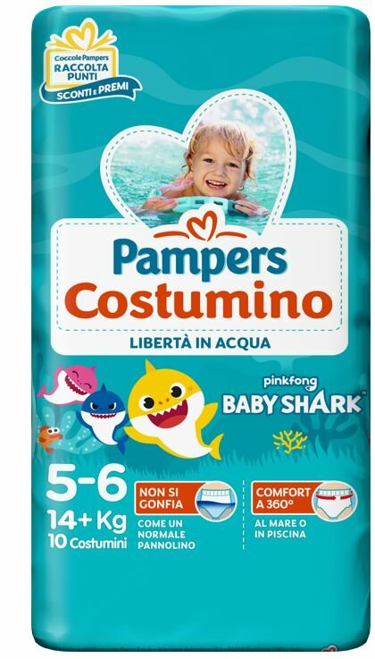 Pampers il Costumino Taglia 3-4 (6-11 kg) 10 Pezzi-1