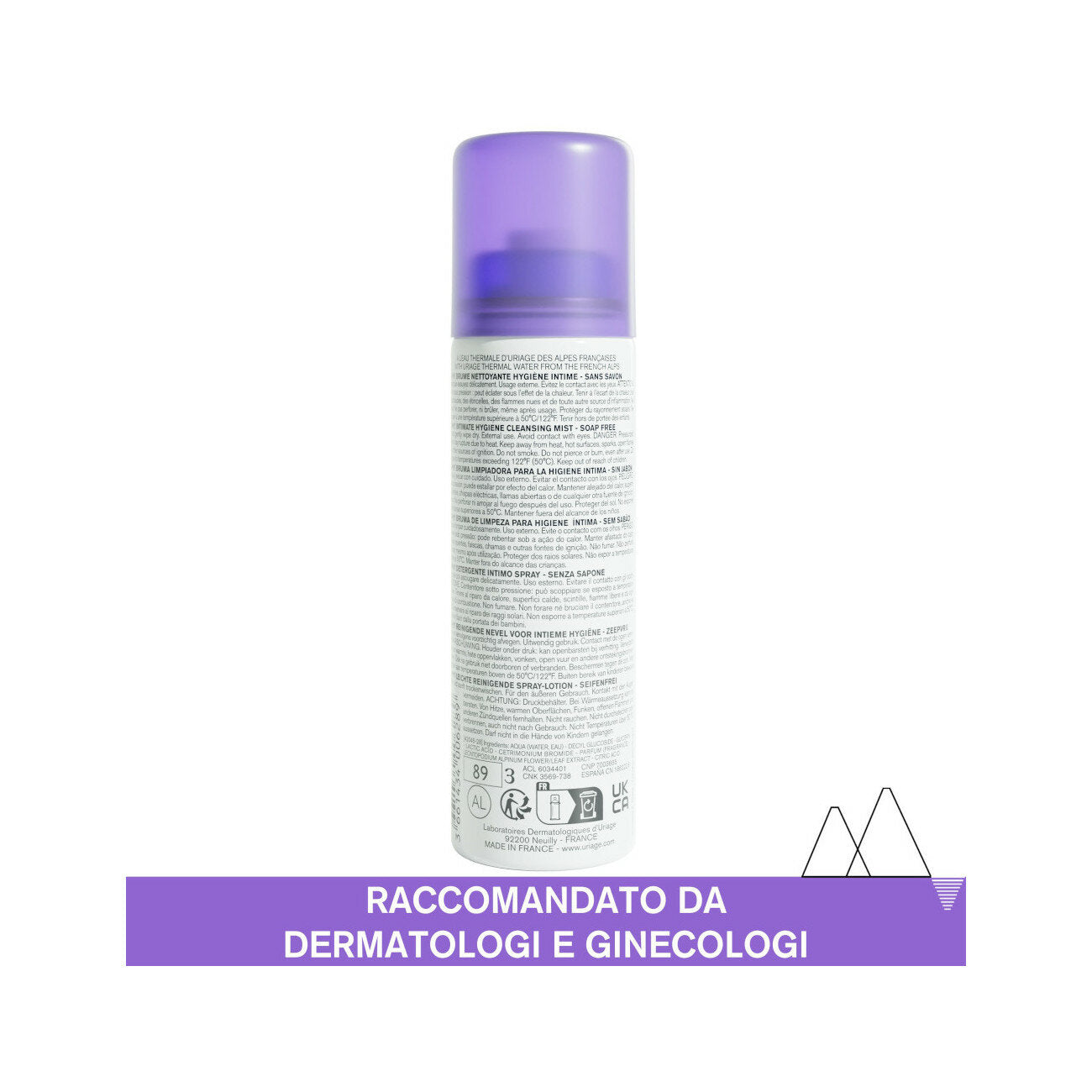 Uriage Gyn Phy Bruma Detergente Igiene Intima Spray 50ml-2