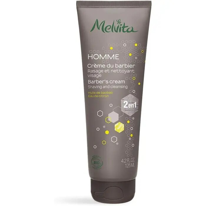 Melvita Crema Da Barba 2 In 1 Trattamento Detergente E Protettivo 125ml-2