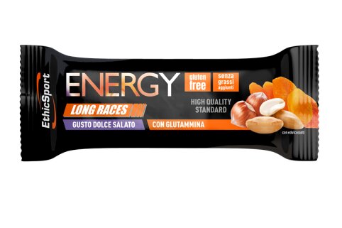EthicSport Energy Long Races Barretta Energetica Dolce Salato Con Glutammina 42g-1