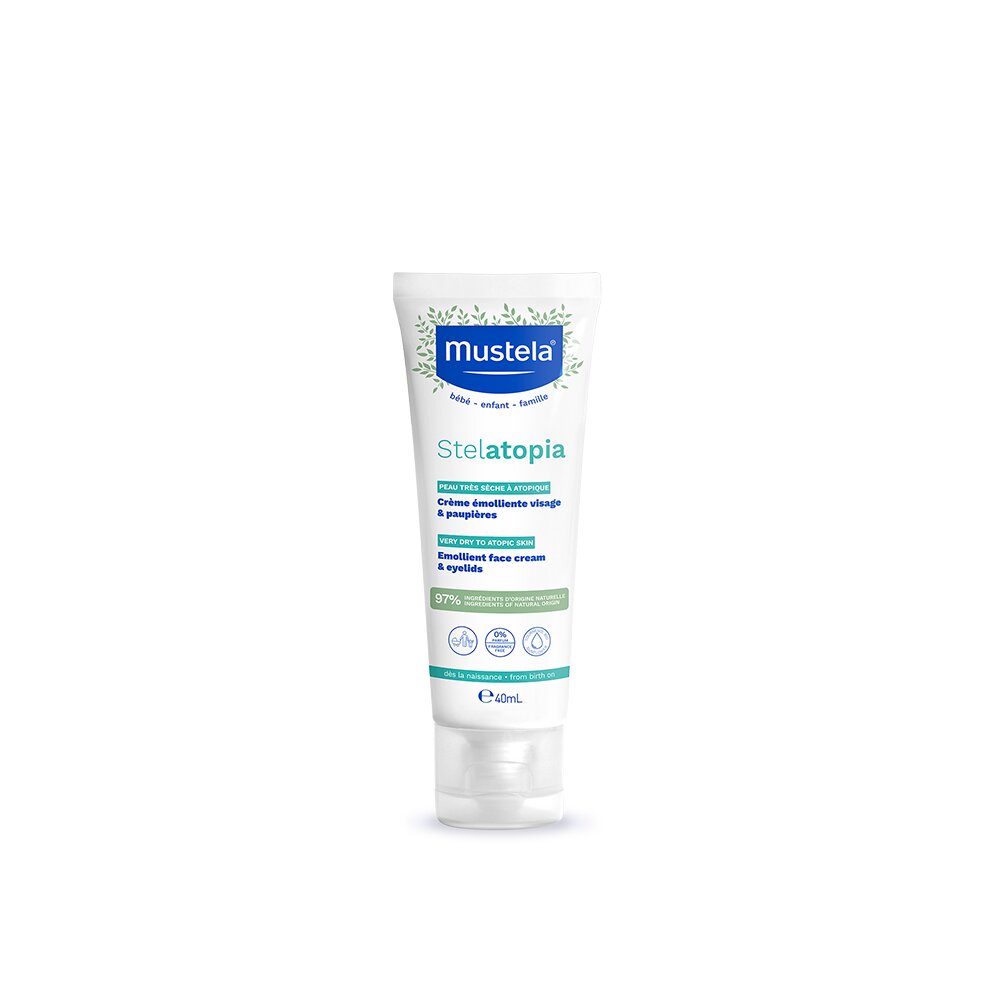 Mustela Stelatopia crema emolliente viso azione anti-rossore 40ml-2