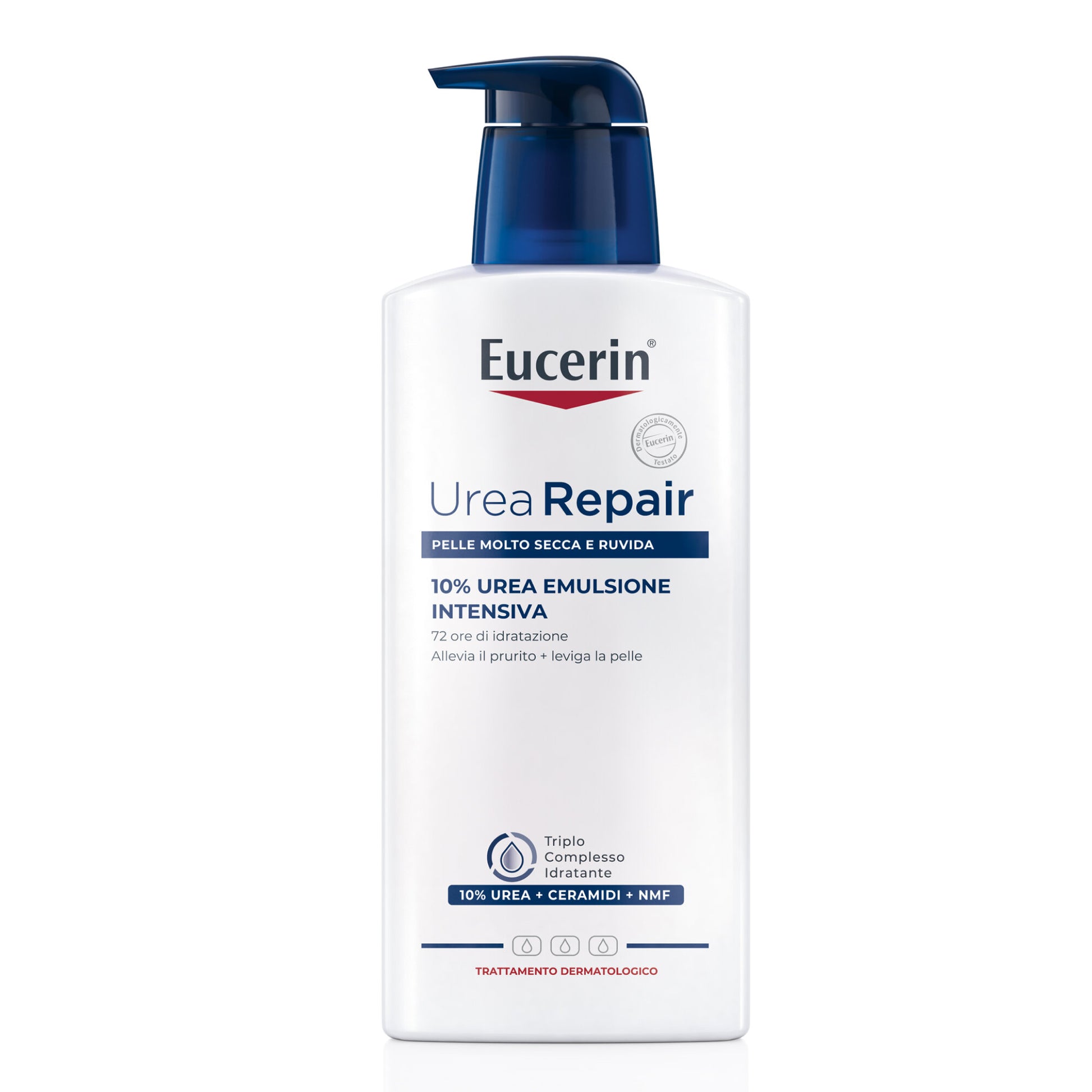 Eucerin UreaRepair PLUS 10% Urea+Ceramidi & NMF Emulsione intensiva 400ml-1