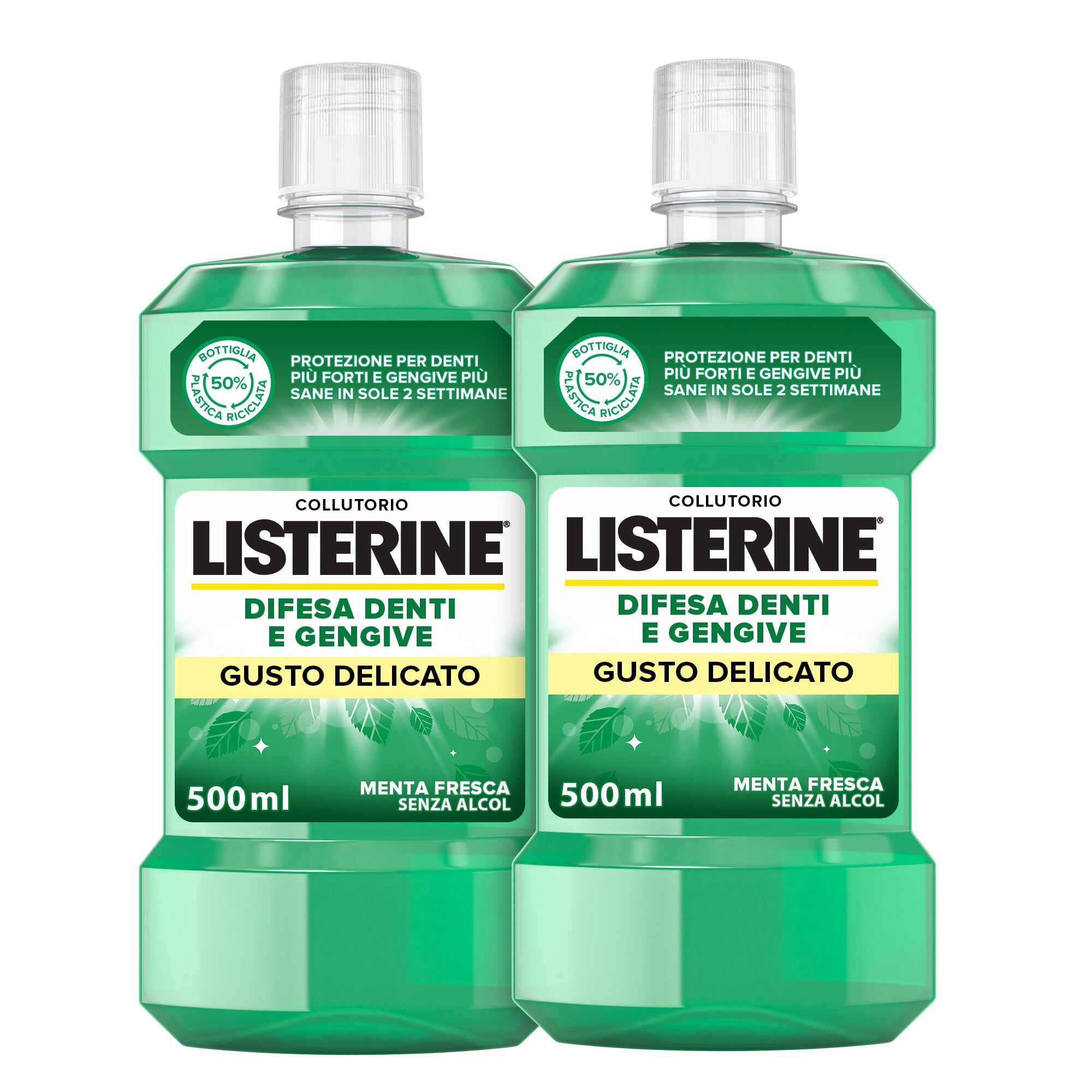 Listerine Difesa Denti e Gengive gusto Delicato OFFERTA 2x500ml-15