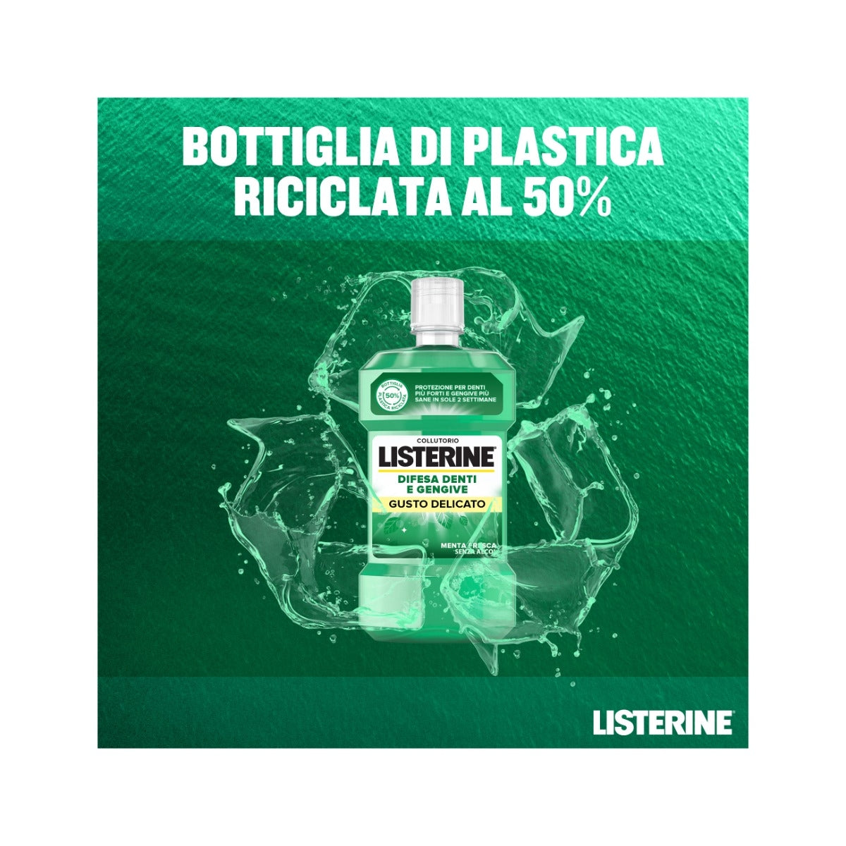 Listerine Difesa Denti e Gengive gusto Delicato OFFERTA 2x500ml-20