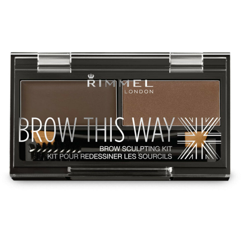 Rimmel Kit Sopracciglia Brow This Way 003 Dark Brown-2