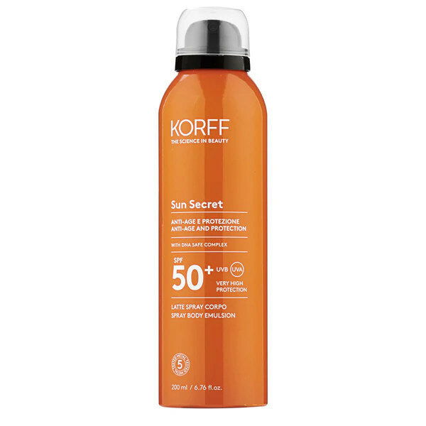 Korff Sun Secret Latte Spray SPF 50+ Corpo 200ml-2