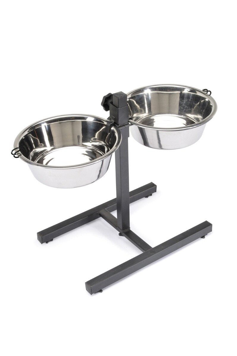 Camon Portaciotole Con Piedistallo e Ciotole C026/4-1