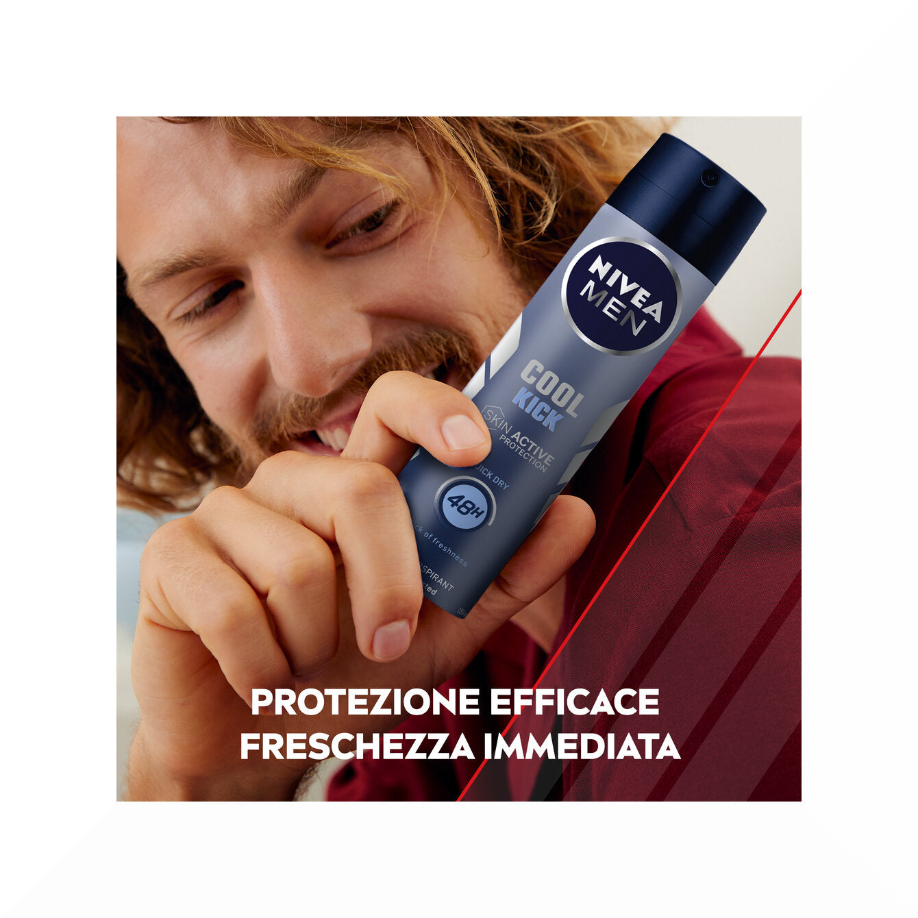 Nivea Men Cool Kick Spray 150ml Deodorante Uomo Antitraspirante Per 48 Ore Di Intensa Freschezza-4